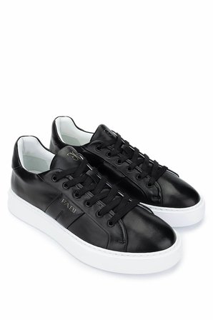 Fabi Erkek Hakiki Deri Siyah Sneakers & Spor Ayakkabı 510 FU0456 ERK AYK Y25 NERO
