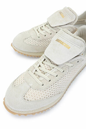 Barracuda Erkek Deri & Tekstil Beyaz/Bej Sneakers & Spor Ayakkabı 511 BU3546 ERK AYK Y24 MARMO/PANNA/CAPP.