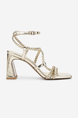 Valmenti Kadın Vegan Bej Topuklu Ayakkabı 1073 620 BN AYK Y25 LIGHT DORE