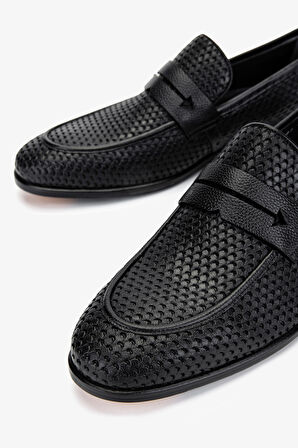 Valmenti Erkek Hakiki Deri Siyah Klasik Ayakkabı 214 VAL-031700 ERK AYK Y25 SIYAH KSK