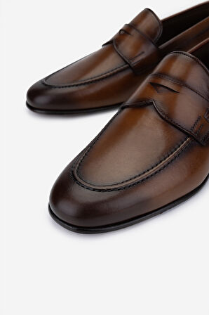 Valmenti Erkek Hakiki Deri Kahverengi Klasik Ayakkabı 1016 0165 ERK AYK Y25 KAHVE DR