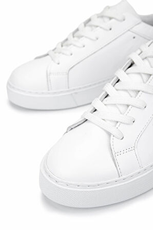 Tamer Tanca Kadın Deri/Tekstil Beyaz Sneakers & Spor Ayakkabı 1145 1609 BN AYK Y25 BEYAZ