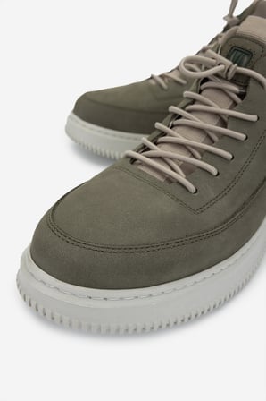Valmenti Erkek Hakiki Deri Yeşil Nubuk Sneakers & Spor Ayakkabı 298 VAL-9169-F412 ERK AYK Y25 OLIVE DANTE