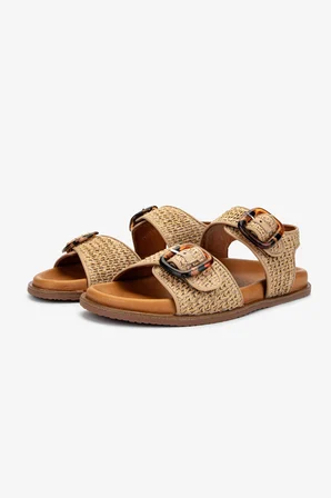 Valmenti Kadın Bej Düz Sandalet 1146 803 BN SNDLT Y25 CAPPUCCINO