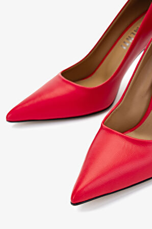 Valmenti Kadın Kırmızı Topuklu Ayakkabı 472 1117 BN AYK Y25 KIRMIZI