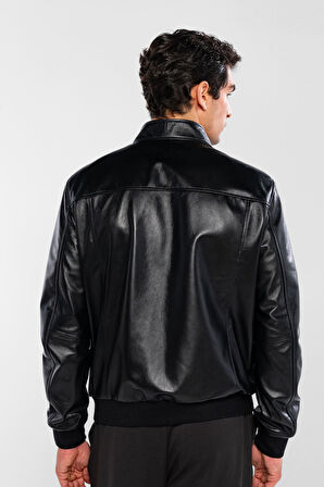 Tamer Tanca Erkek Hakiki Deri Siyah Deri Mont 415 KLJ-2575 ERK DR MONT Y25 SIYAH DERI