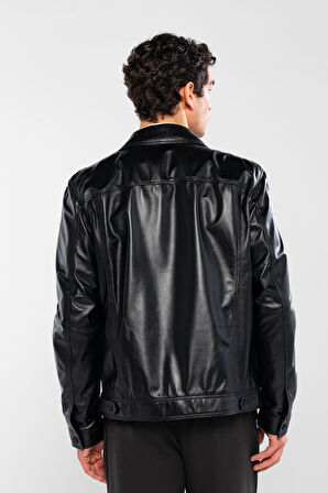 Tamer Tanca Erkek Hakiki Deri Siyah Deri Deri Mont 415 K-899  Y ERK DR MONT Y25 SIYAH DR