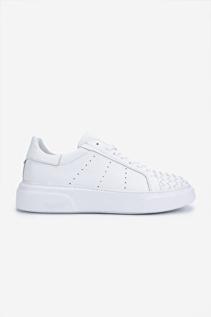 Valmenti Erkek Hakiki Deri Sneakers & Spor Ayakkabı 04 2559 ERK AYK Y25 BEYAZ DR/ORGU