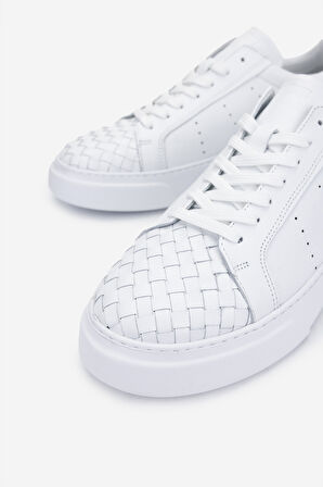 Valmenti Erkek Hakiki Deri Sneakers & Spor Ayakkabı 04 2559 ERK AYK Y25 BEYAZ DR/ORGU