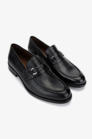 Valmenti Erkek Hakiki Deri Siyah Loafer Ayakkabı 477 VAL-63933 ERK AYK Y25 SIYAH GYK