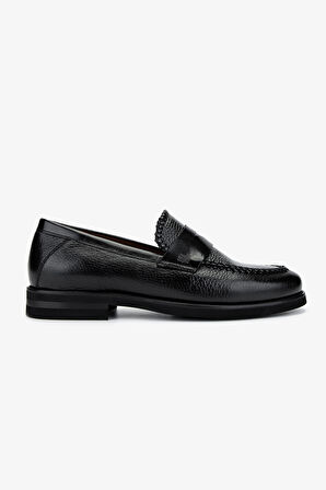 Valmenti Erkek Hakiki Deri Siyah Loafer Ayakkabı 477 VAL-72403 ERK AYK Y25 SIYAH GYK