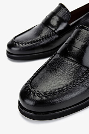 Valmenti Erkek Hakiki Deri Siyah Loafer Ayakkabı 477 VAL-72403 ERK AYK Y25 SIYAH GYK