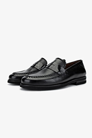 Valmenti Erkek Hakiki Deri Siyah Loafer Ayakkabı 477 VAL-72403 ERK AYK Y25 SIYAH GYK