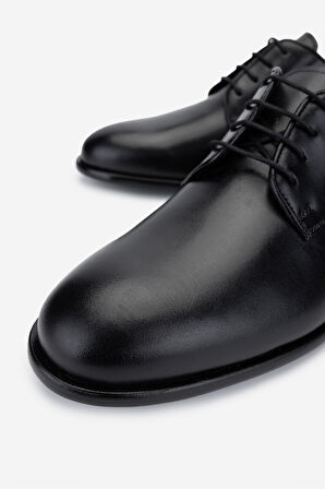 Valmenti Erkek Hakiki Deri Siyah Analin Klasik Ayakkabı 537 VAL-3259 ERK AYK Y25 SIYAH ANL