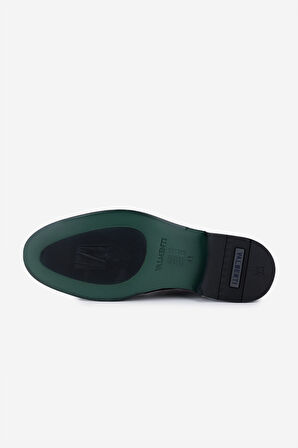 Valmenti Erkek Hakiki Deri Siyah Analin Klasik Ayakkabı 537 VAL-3259 ERK AYK Y25 SIYAH ANL