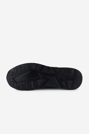 Valmenti Erkek Hakiki Deri Siyah Sneakers & Spor Ayakkabı 383 VAL-6094 ERK AYK Y25 SIYAH SLVR