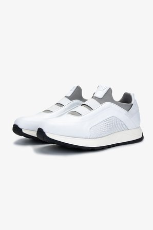 Valmenti Erkek Hakiki Deri Beyaz Sneakers & Spor Ayakkabı 383 VAL-6094 ERK AYK Y25 BEYAZ SLVR