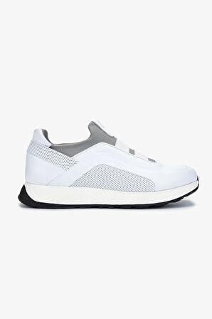 Valmenti Erkek Hakiki Deri Beyaz Sneakers & Spor Ayakkabı 383 VAL-6094 ERK AYK Y25 BEYAZ SLVR