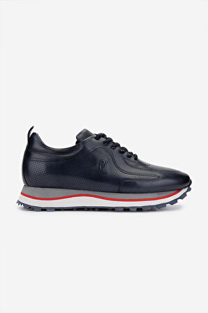 Valmenti Erkek Hakiki Deri Lacivert Sneakers & Spor Ayakkabı 383 VAL-4516 ERK AYK Y25 LACI DR