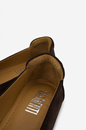 Valmenti Kadın Kahverengi Süet Babet Ayakkabı 775 9613 BN AYK Y25 KAHVE SUET