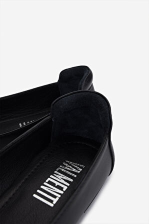 Valmenti Kadın . Siyah Deri Casual Ayakkabı 775 9613 BN AYK Y25 SIYAH DR