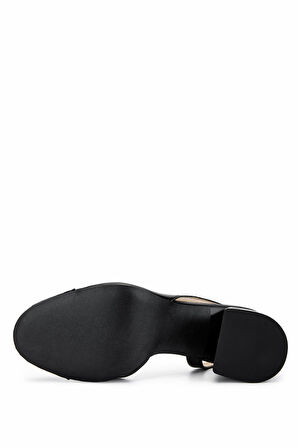 Tamer Tanca Kadın Hakiki Deri Siyah Rugan Topuklu Ayakkabı 340 199304 BN AYK Y25 SYH RGN/SYH DR