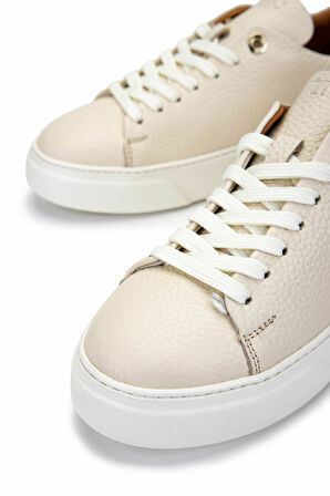 Tamer Tanca Kadın Hakiki Deri Bej Sneakers & Spor Ayakkabı 04 Z-2501 BN AYK Y25 BEJ FLTR
