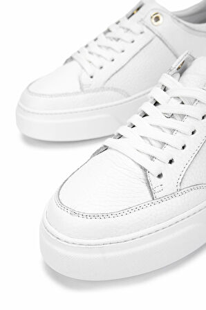 Tamer Tanca Kadın Hakiki Deri Beyaz Sneakers & Spor Ayakkabı 04 503 BN AYK Y25 BEYAZ FLTR