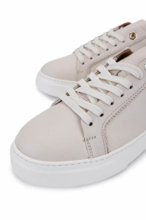 Tamer Tanca Kadın Hakiki Deri Bej Sneakers & Spor Ayakkabı 04 502 BN AYK Y25 BEJ