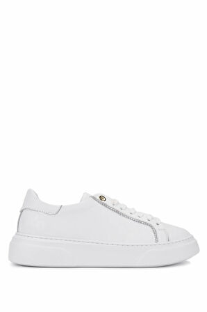 Tamer Tanca Kadın Hakiki Deri Beyaz Sneakers & Spor Ayakkabı 04 502 BN AYK Y25 BEYAZ