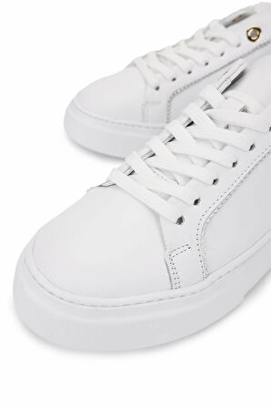 Tamer Tanca Kadın Hakiki Deri Beyaz Sneakers & Spor Ayakkabı 04 502 BN AYK Y25 BEYAZ
