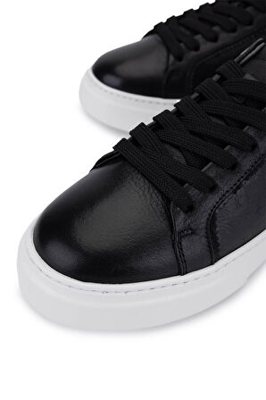 Tamer Tanca Kadın Hakiki Deri Siyah Sneakers & Spor Ayakkabı 04 502 BN AYK Y25 SIYAH
