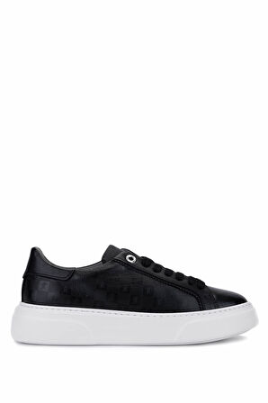 Tamer Tanca Kadın Hakiki Deri Siyah Sneakers & Spor Ayakkabı 04 502 BN AYK Y25 SIYAH