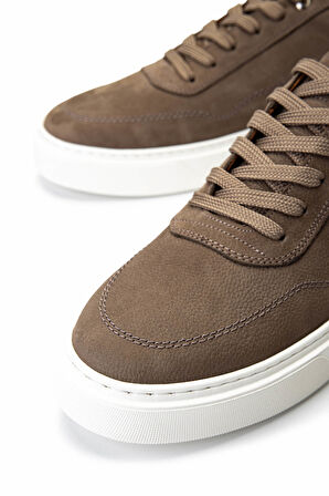 Tamer Tanca Erkek Hakiki Deri Vizon Nubuk Sneakers & Spor Ayakkabı 1149 STAR001 ERK AYK Y25 VIZON NBK