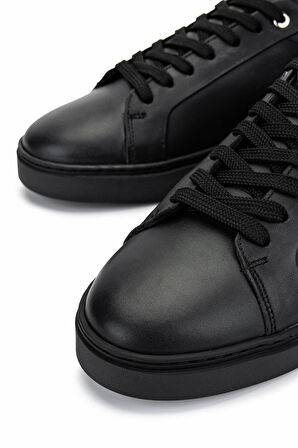 Tamer Tanca Erkek Hakiki Deri Siyah Deri Sneakers & Spor Ayakkabı 1149 ENVIE ERK AYK Y25 SIYAH DR