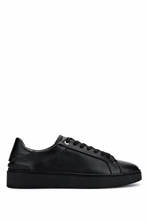 Tamer Tanca Erkek Hakiki Deri Siyah Deri Sneakers & Spor Ayakkabı 1149 ENVIE ERK AYK Y25 SIYAH DR