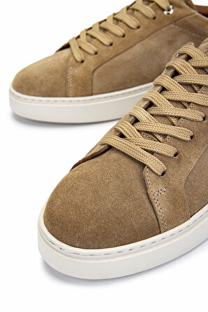 Tamer Tanca Erkek Hakiki Deri Kum Beji Sneakers & Spor Ayakkabı 1149 ENVIE ERK AYK Y25 KUM BEJI