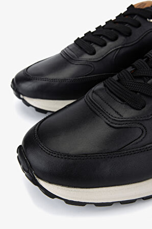 Valmenti Erkek Hakiki Deri Siyah Deri Sneakers & Spor Ayakkabı 1149 CHAMP ERK AYK Y25 SIYAH DR