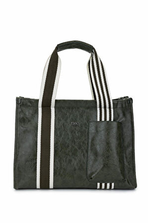 Tamer Tanca Kadın Vegan Haki Rugan Omuz Çanta 1003 3000 BN CNT Y25 HAKI KRSK RGN