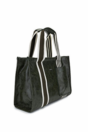 Tamer Tanca Kadın Vegan Haki Rugan Omuz Çanta 1003 3000 BN CNT Y25 HAKI KRSK RGN