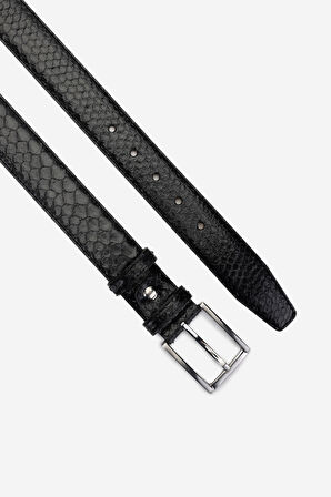 Valmenti Erkek Hakiki Deri Siyah Kemer 1086 1801 ERK KMR Y25 SIYAH PTN