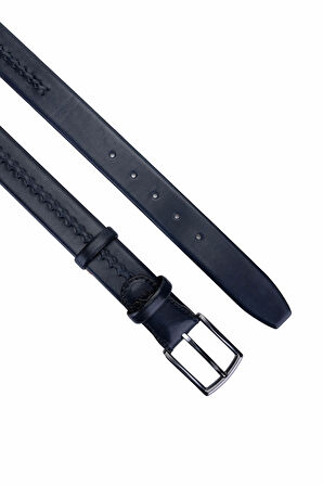 Tamer Tanca Erkek Hakiki Deri Lacivert Kemer 184 72403 ERK KMR Y25 LACI GYK/ORGU