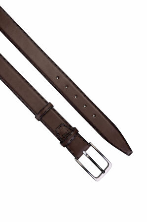 Tamer Tanca Erkek Hakiki Deri Kahverengi Kemer 184 5416 ERK KMR Y25 KAHVE ANTIK