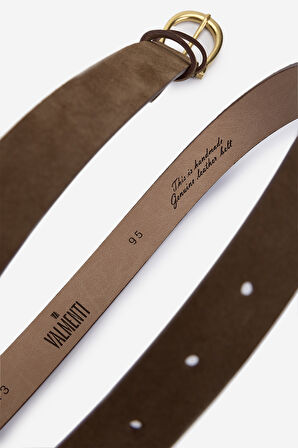 Valmenti Kadın Hakiki Deri Taş Süet Kemer 184 5413 BN KMR Y25 TAS SUET