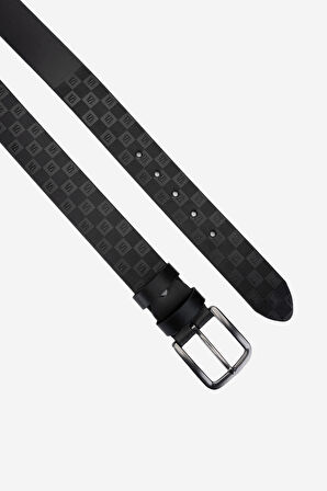 Valmenti Erkek Hakiki Deri Siyah Deri Spor Kemer 171 2000 ERK KMR Y25 SIYAH DR