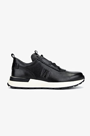 Valmenti Erkek Hakiki Deri Siyah Sneakers & Spor Ayakkabı 1093 079 ERK AYK Y25 SIYAH ALK
