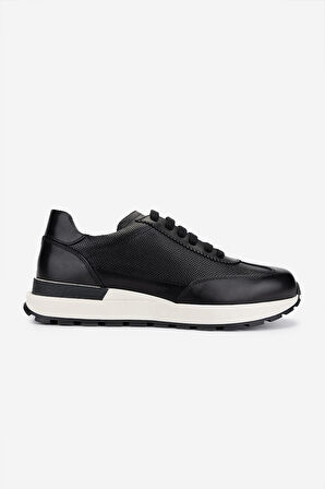 Valmenti Erkek Hakiki Deri Siyah Sneakers & Spor Ayakkabı 1093 VAL-074 ERK AYK Y25 SIYAH
