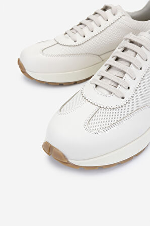 Valmenti Erkek Hakiki Deri Beyaz Sneakers & Spor Ayakkabı 1093 VAL-074 ERK AYK Y25 BEYAZ