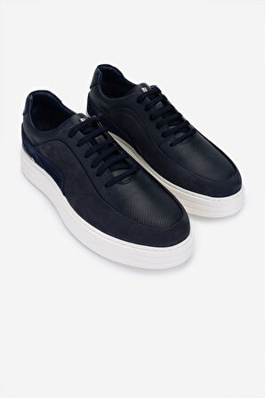 Valmenti Erkek Hakiki Deri Casual Ayakkabı 698 1202-4 ERK AYK Y25 LACI NBK/LACI