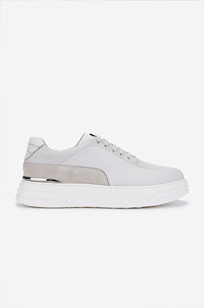Valmenti Erkek Hakiki Deri Casual Ayakkabı 698 1202-4 ERK AYK Y25 OFF WHITE NBK/OFF WHITE